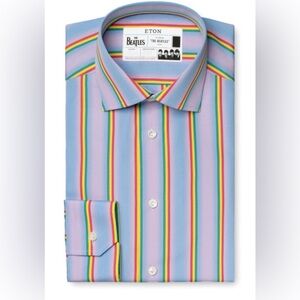 ETON Men's Beatles Multicolor Striped Shirt